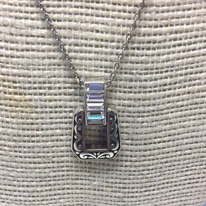 Brighton necklace La Scala hinged pendant on chain